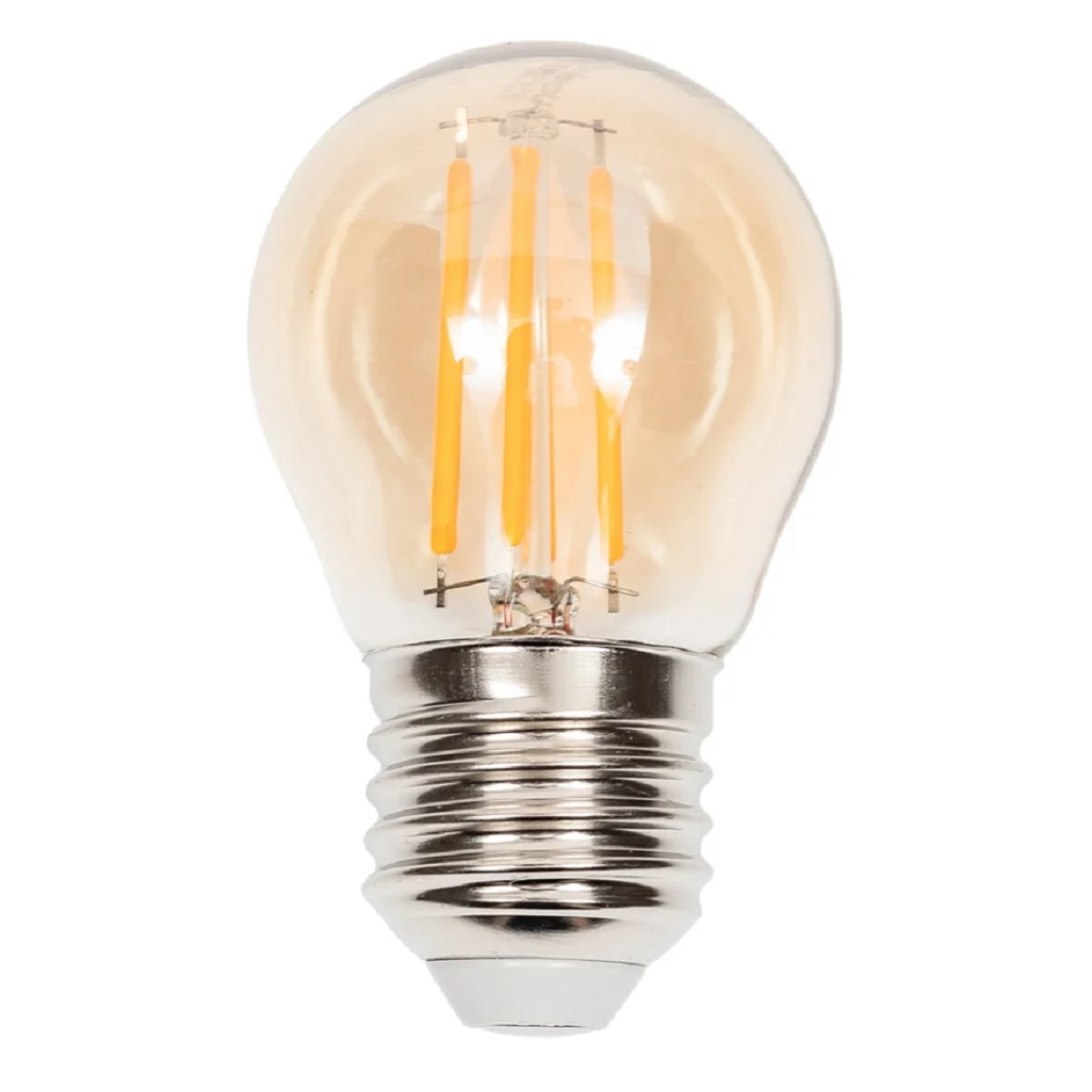 Лампа светодиодная Vintage Uniel LED-G45-5W/GOLDEN/E27 GLV21GO, золотистая