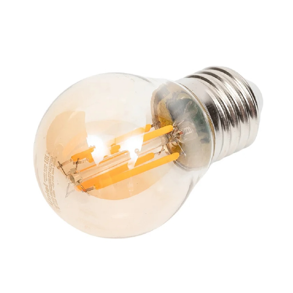 Лампа светодиодная Vintage Uniel LED-G45-5W/GOLDEN/E27 GLV21GO, золотистая