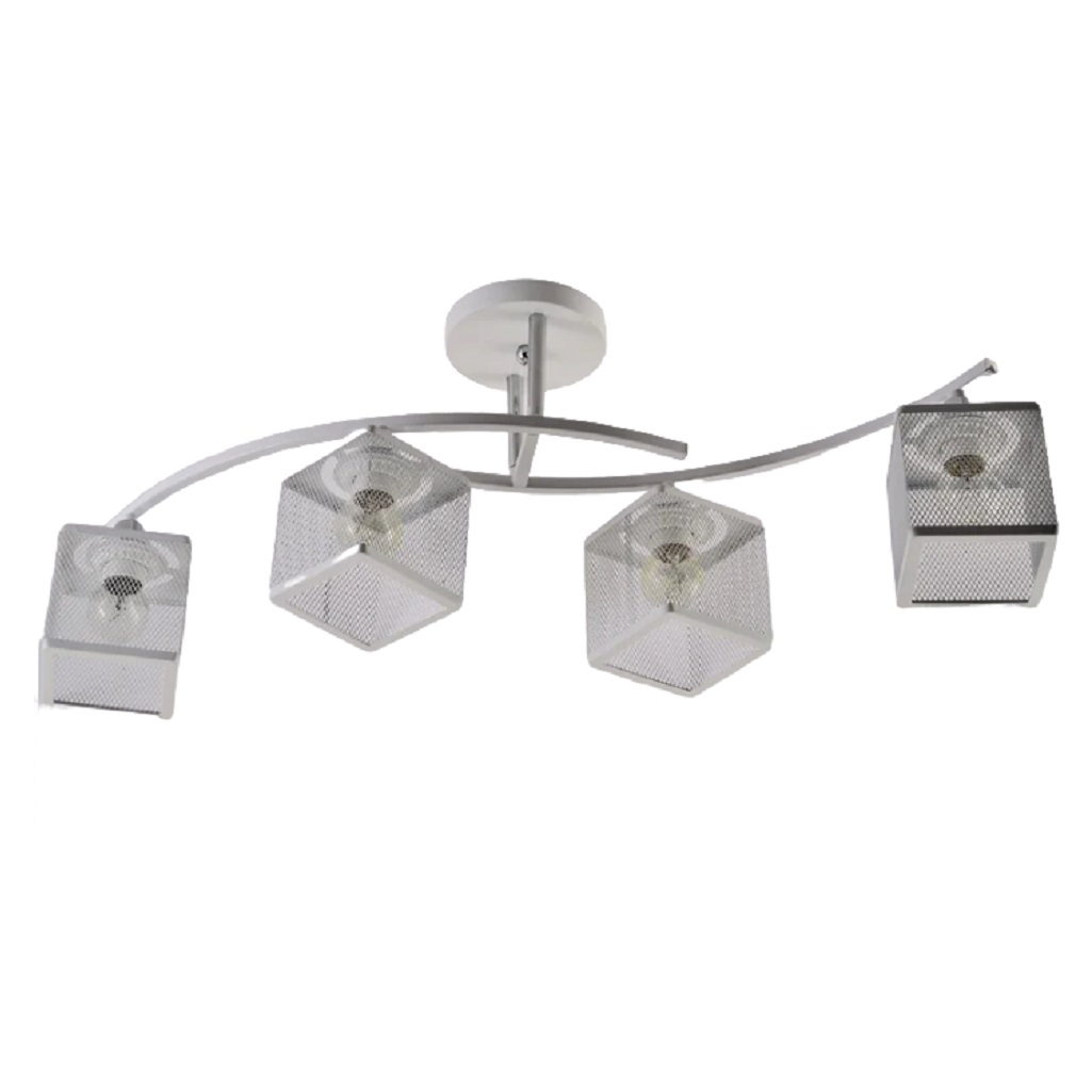 Люстра Reluce 01587-0.3-04 WH+CR накладная для гостиной, детской, кухни, спальни