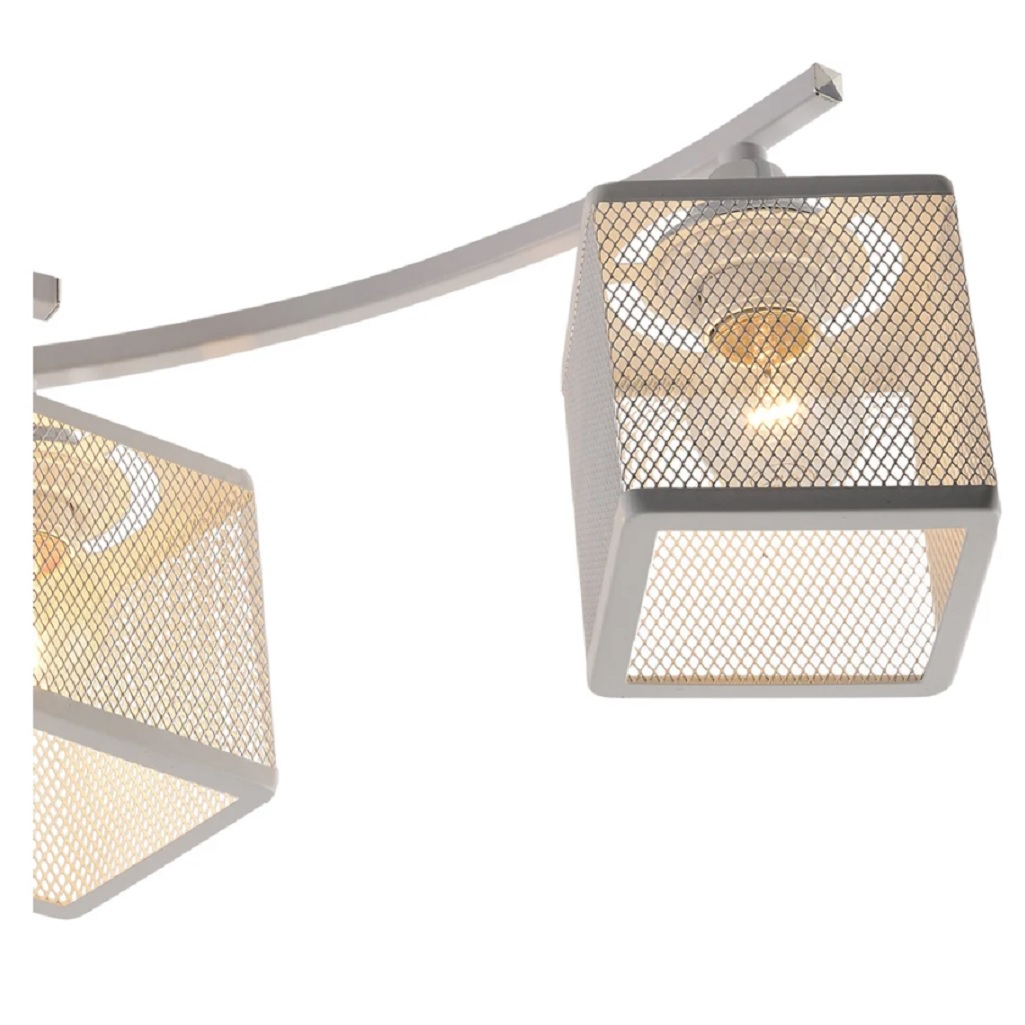 Люстра Reluce 01587-0.3-04 WH+CR накладная для гостиной, детской, кухни, спальни