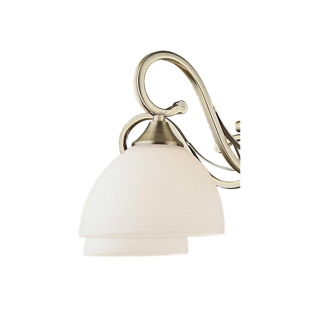 Люстра Reluce 03794-0.4-05, 5 ламп, Е27, 300 Вт, стекло, до 30 кв.м