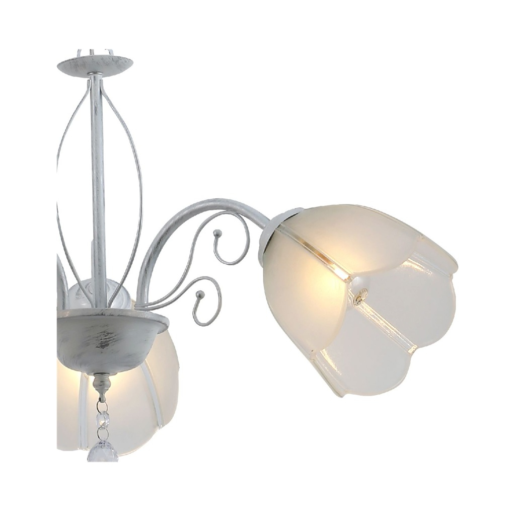 Люстра Reluce 96562-0.4-03, 3 лампы, Е27, 120 Вт, стекло, до 18 кв.м