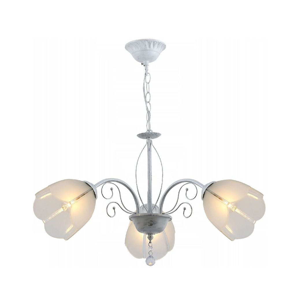 Люстра Reluce 96562-0.4-03, 3 лампы, Е27, 120 Вт, стекло, до 18 кв.м