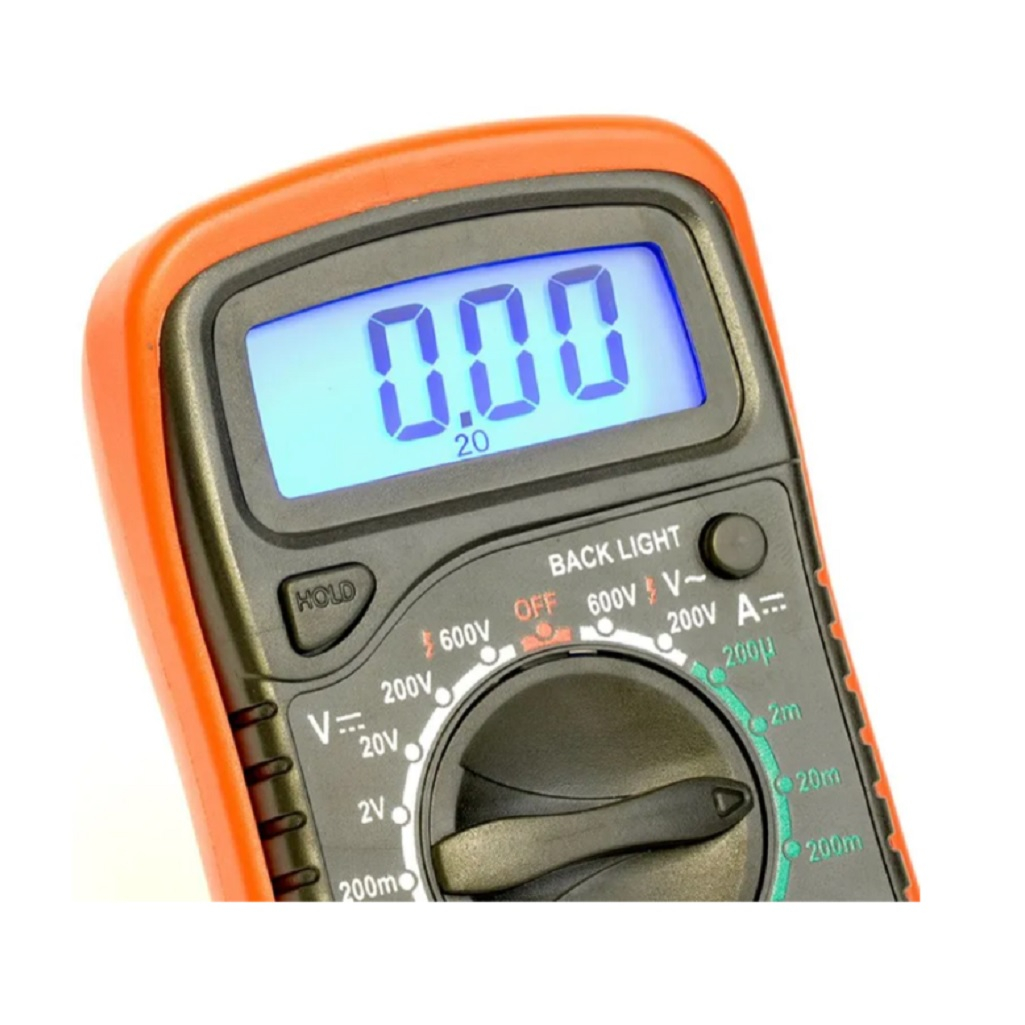 Мультиметр цифровой Stekker MTM MAS830L 49994, защита от перегрузок, черный