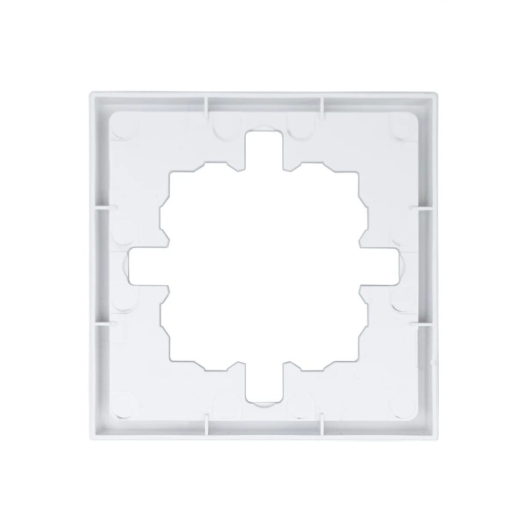 Рамка 1-местная Lezard Zima 704-0200-146 горизонтальная, пластик, белая