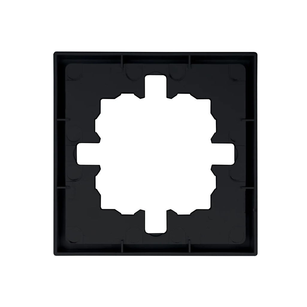 Рамка 1-местная Lezard Zima 704-4200-146 горизонтальная, пластик, черный бархат