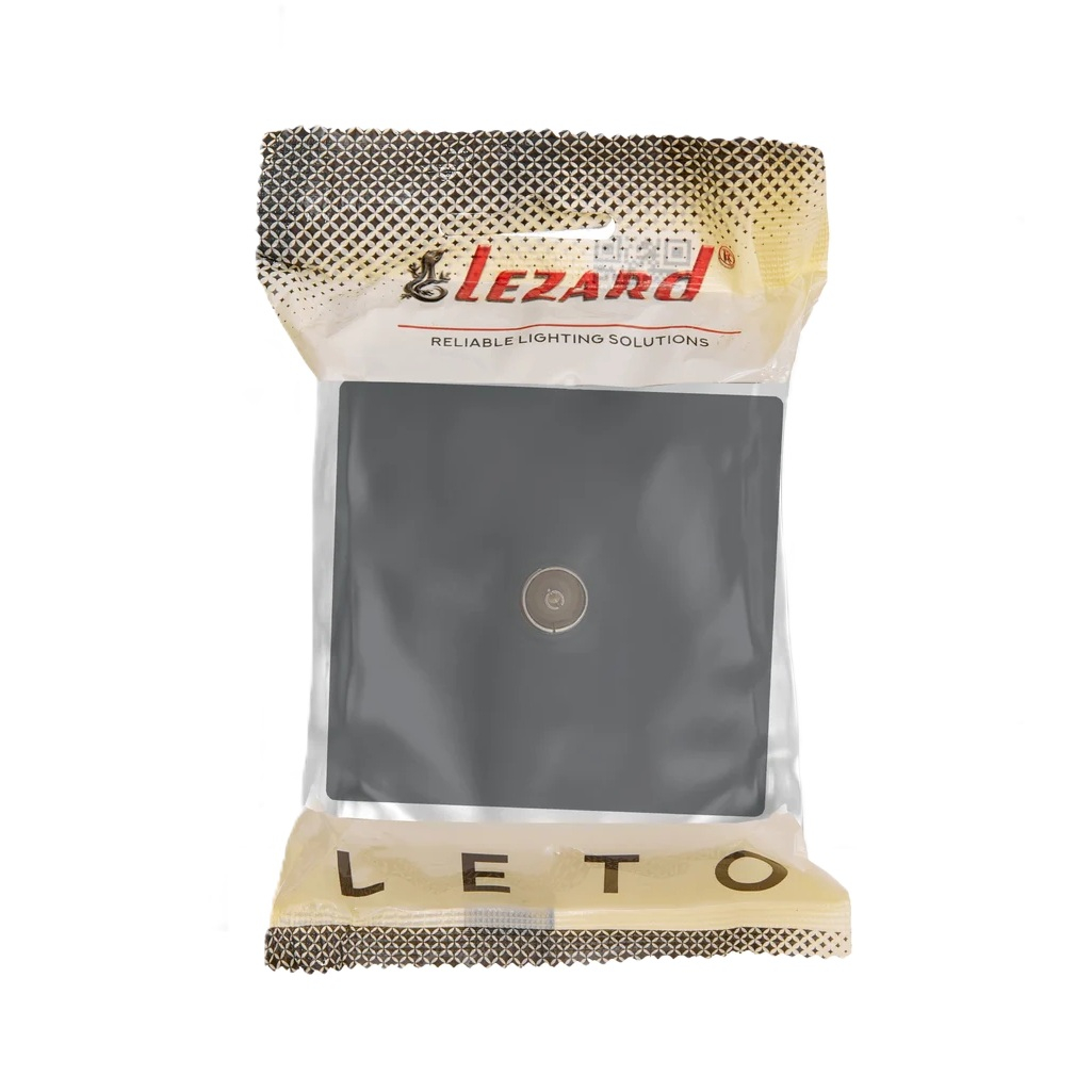 Розетка ТВ оконечная Lezard Leto 752-4200-130 накладная, чёрный бархат
