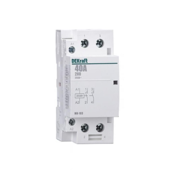 Контактор модульный DEKraft МК-103 2НО 40А 230В 18078DEK