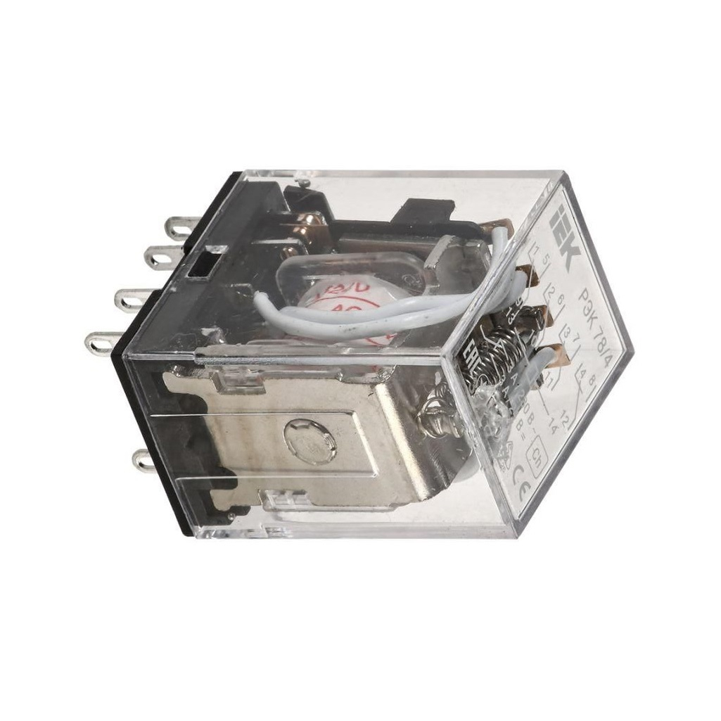 Реле промежуточное IEK РЭК 78-4, 3А, 24В, AC, модульное, RRP20-4-03-024A