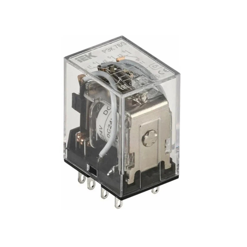 Реле промежуточные IEK РЭК 78-3, 5А, 24В, DC, модульное, RRP20-3-05-024D