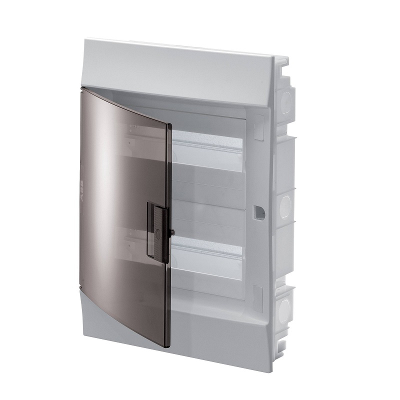 Бокс пластиковый АВВ Mistral, IP41, 24 модуля, встраиваемый прозрачная дверца