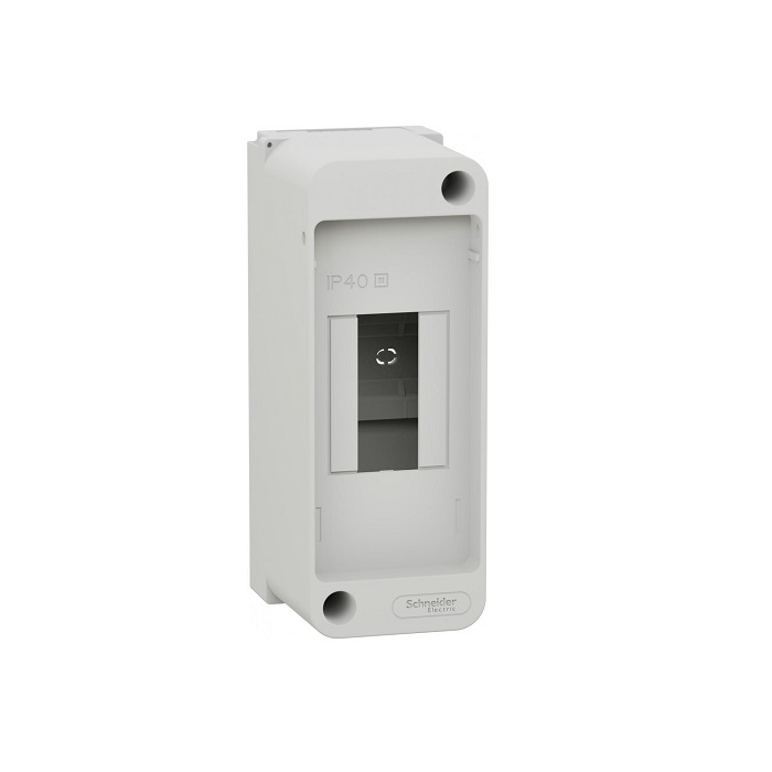 Бокс пластиковый Schneider Electric EASY 9 XS, IP40, 2 модуля, навесной без дверцы EZ9EAA102
