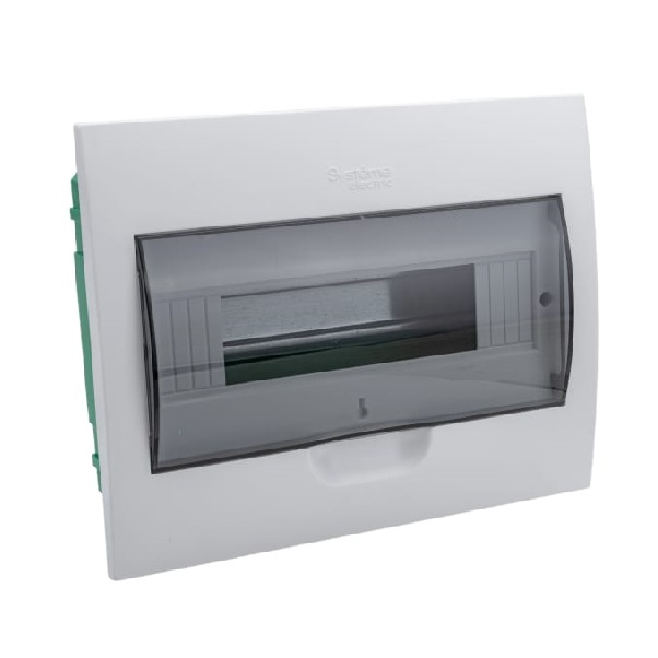 Бокс пластиковый Schneider Electric EASY 9, IP40, 12 модулей, встраиваемый, прозрачная дверца EZ9E112S2FRU