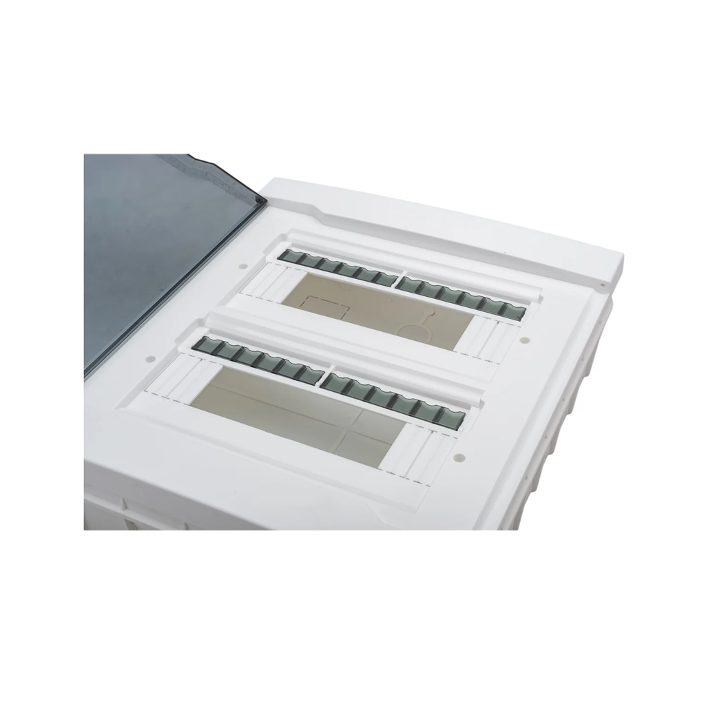 Бокс пластиковый Lezard ЩРВ-П-24 прозрачная дверь, встраиваемый, 24 модуля