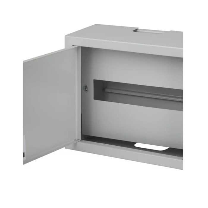 Щит распределительный металлический Эра Simple ЩРН-12 250х300х120 мм, IP31, 12 модулей, навесной серый Б0041673