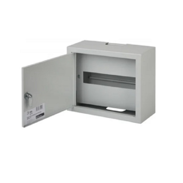 Щит распределительный металлический Эра Simple ЩРН-12 250х300х120 мм, IP31, 12 модулей, навесной серый Б0041673