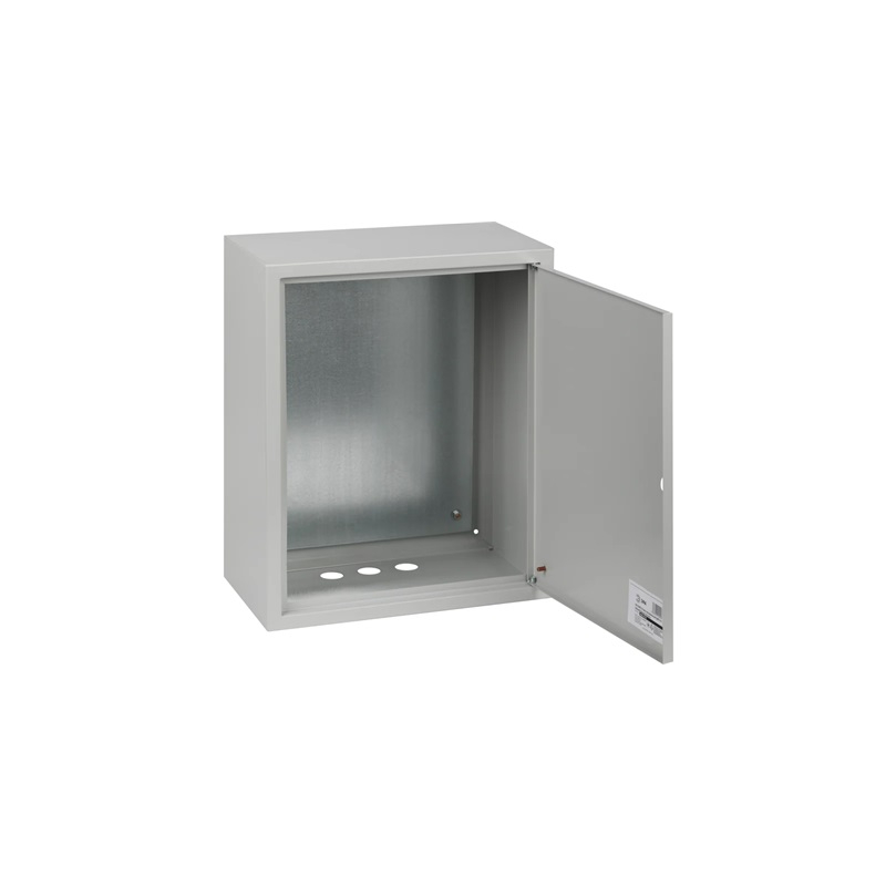 Щит с монтажной панелью металлический ЭРА SIMPLE ЩМП-2-0, 500х400х220 мм, IP31, УХЛ3 навесной серый Б0057144