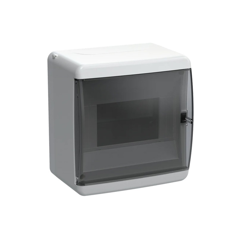 Бокс пластиковый накладной IEK TEKFOR КМПн-6 IP41 прозрачная дверь 6 модулей