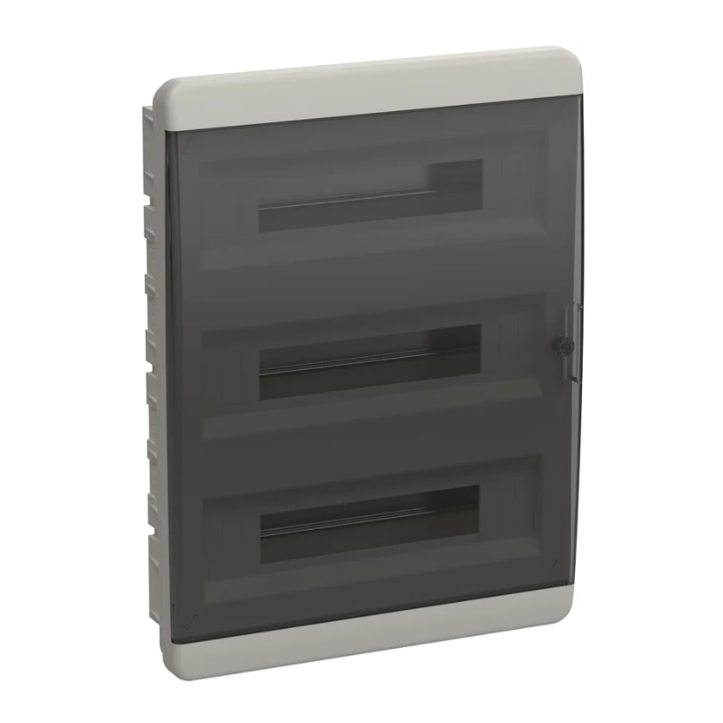 Бокс пластиковый накладной IEK Tekfor ЩРВ-П-54 IP41, прозрачная дверь, 54 модуля