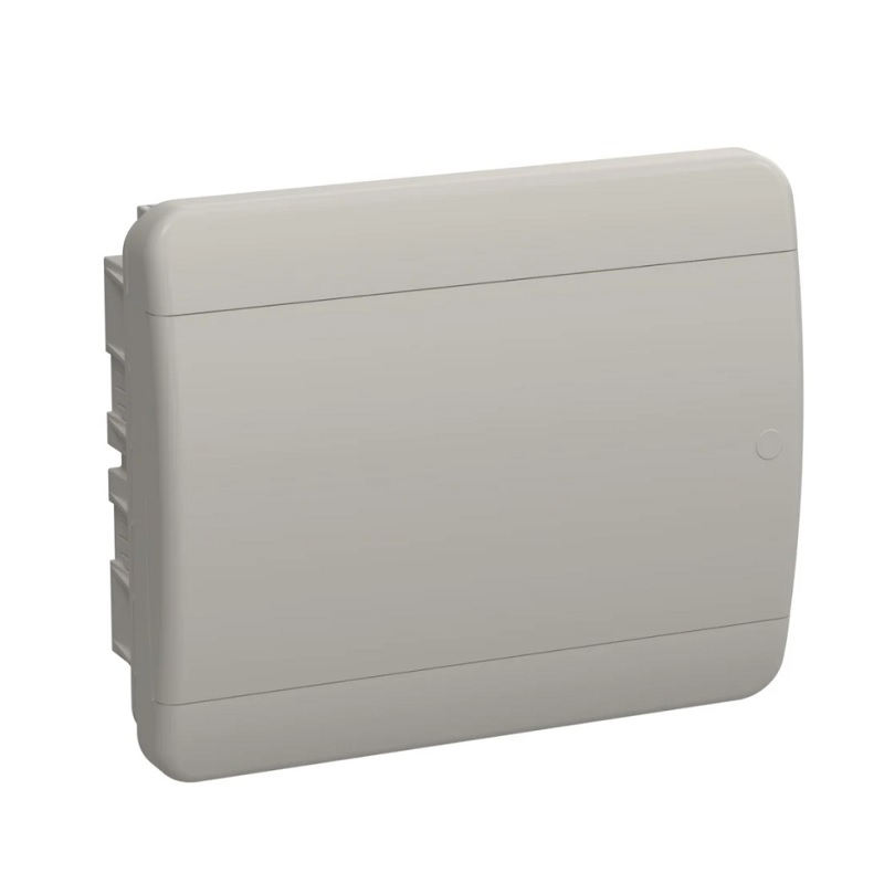 Бокс пластиковый врезной IEK Tekfor ЩРВ-П-12 IP41, белая дверь, 12 модулей