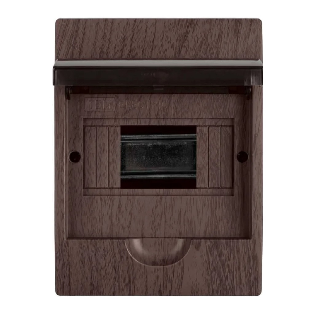 Бокс TDM Electric Эко SQ0901-0020 ЩРН-П-6 модулей, навесной, пластик, IP41, бук