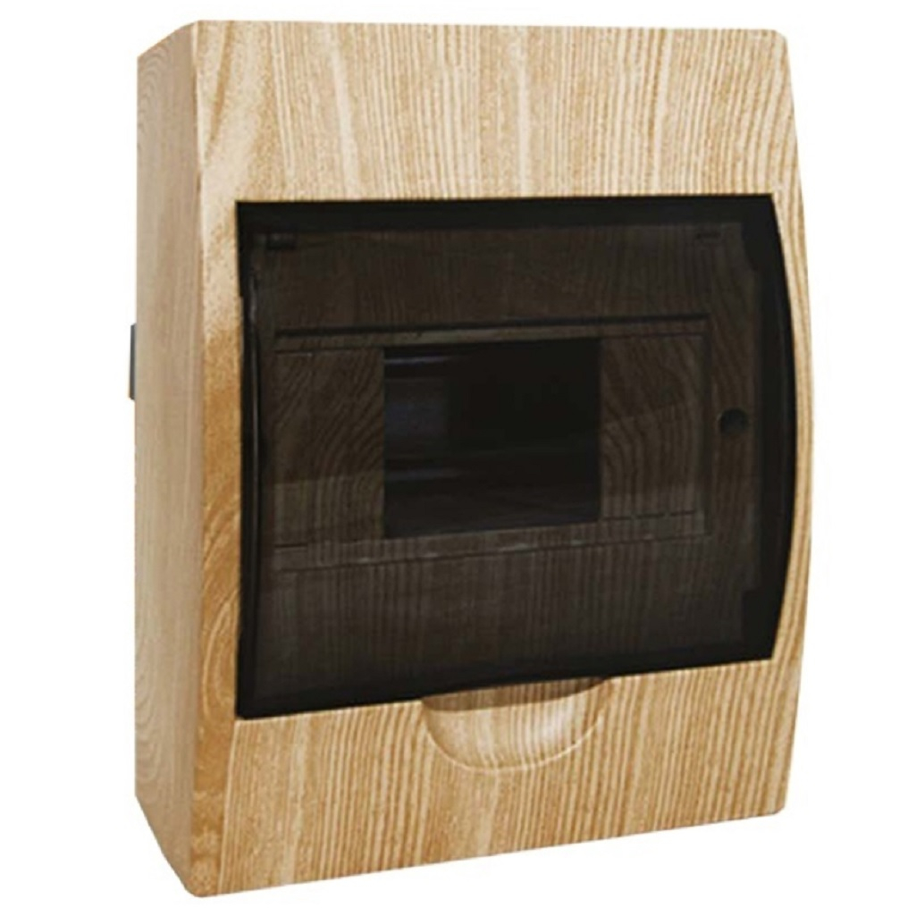 Бокс TDM Electric Эко SQ0901-0013 ЩРН-П-6 модулей, навесной, пластик, IP41, сосна