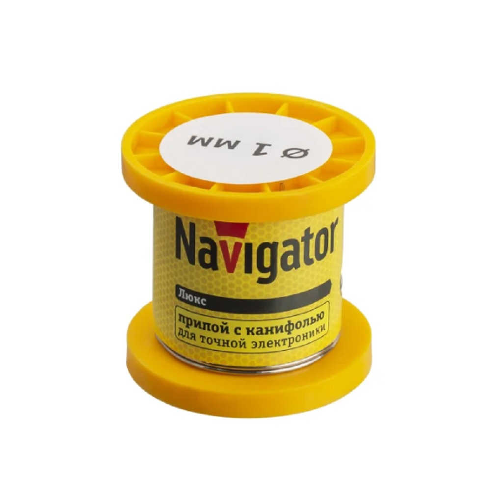 Припой Navigator 93 082 NEM-Pos02-61K-1-K100 ПОС-61, катушка, 1 мм, 100 г