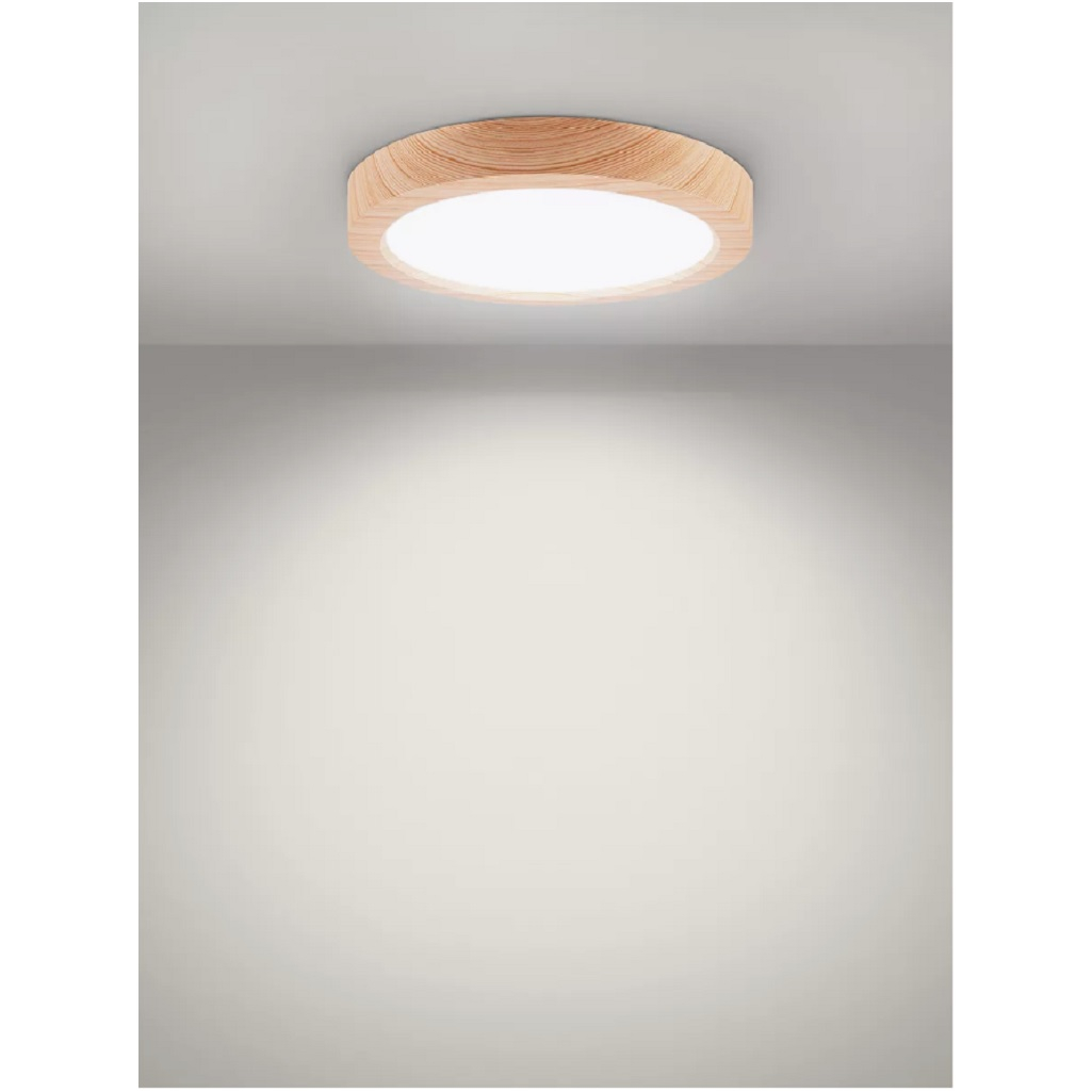 Светильник светодиодный герметичный Leek LE LED RBL 03 30 Вт, круг, дерево