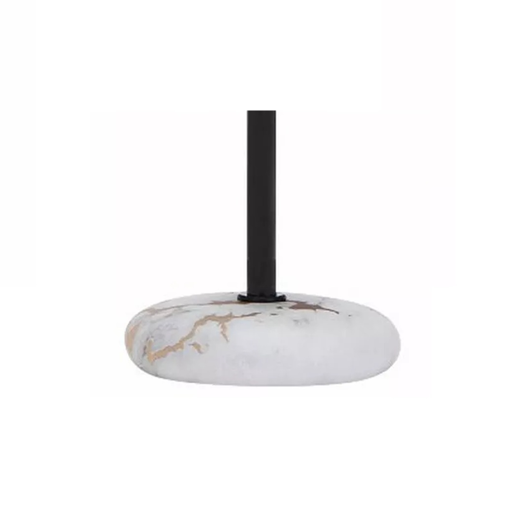 Светильник настольный Leek LE TL HELEN 01 WHITE GOLD с абажуром, Е14, белый с золотым