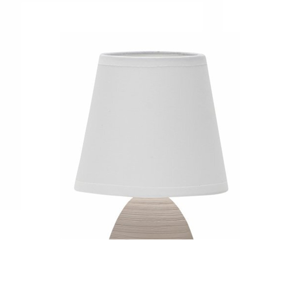 Светильник настольный Leek LE TL KATE 01 BEIGE с абажуром, Е14, бежевый