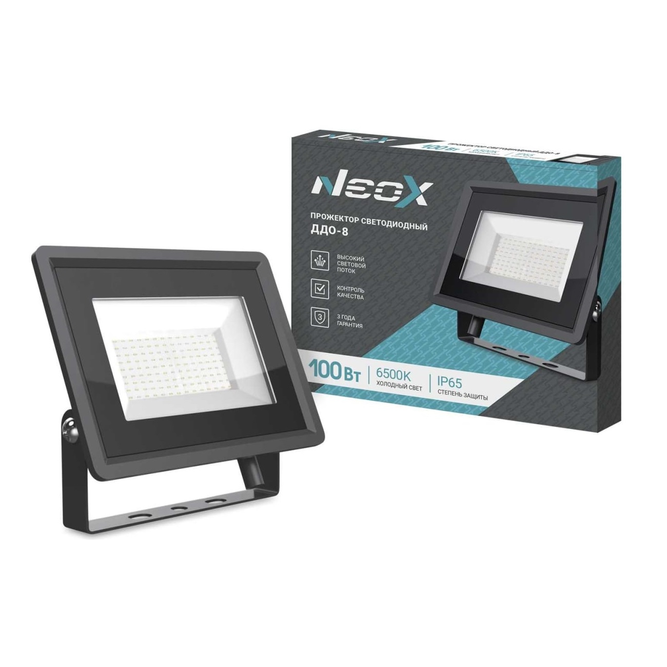 Прожектор NEOX ДДО-8 100 Вт 6500 К