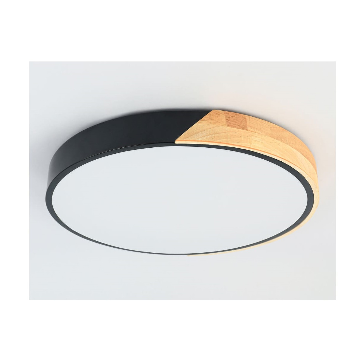 Потолочный светильник AMBRELLA FZ1305 BK/LW 36W 5000K черный/светлое дерево