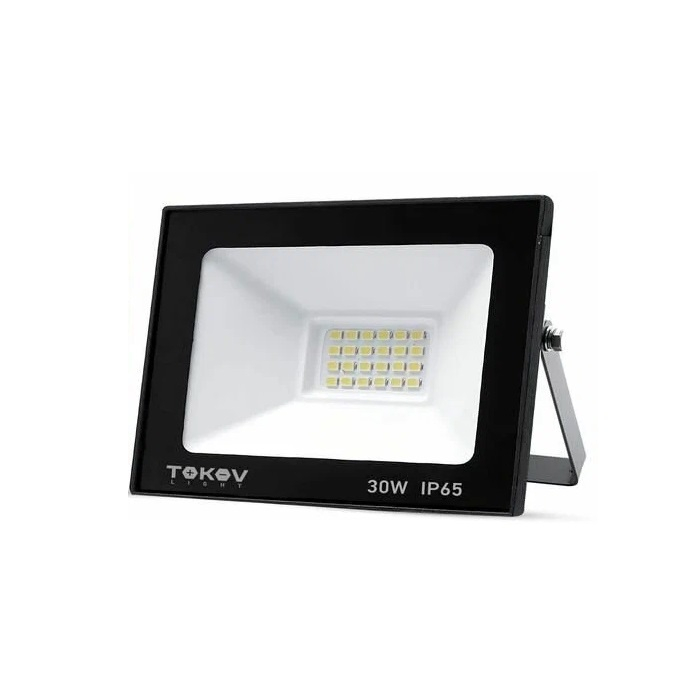 Прожектор TOKOV ELECTRIC светодиодный 30Вт 6500К IP65 черный
