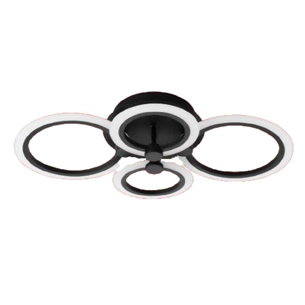 Светильник светодиодный Inhome Elegant Bliss-B 90 Вт 3000-6500K c пультом ДУ, черный