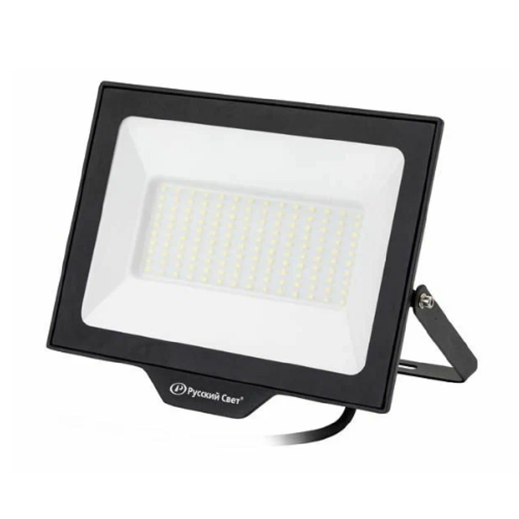 Прожектор светодиодный Русский свет 100 Вт 4000К IP65, пыленепроницаемость, черный