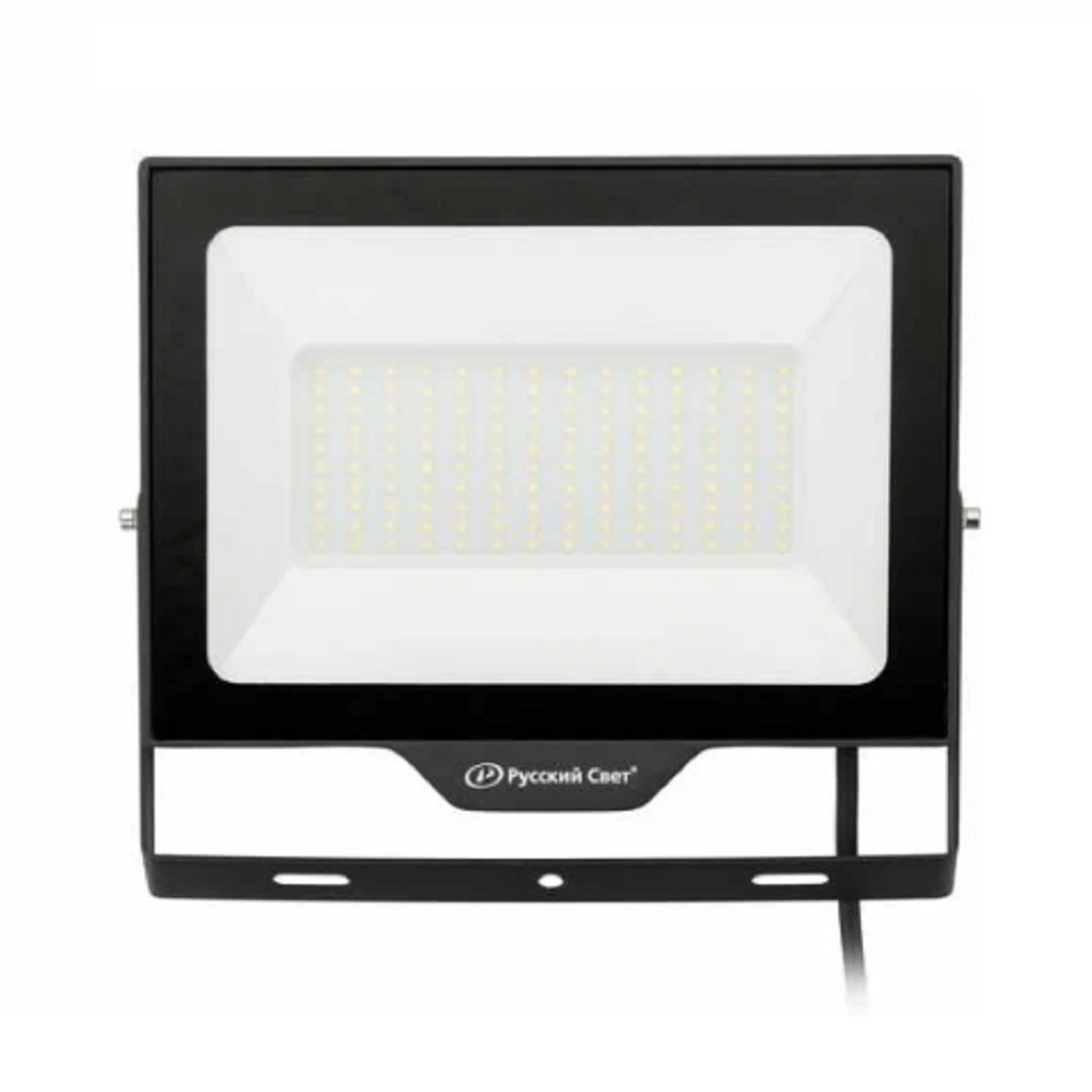 Прожектор светодиодный Русский свет 100 Вт 4000К IP65, пыленепроницаемость, черный