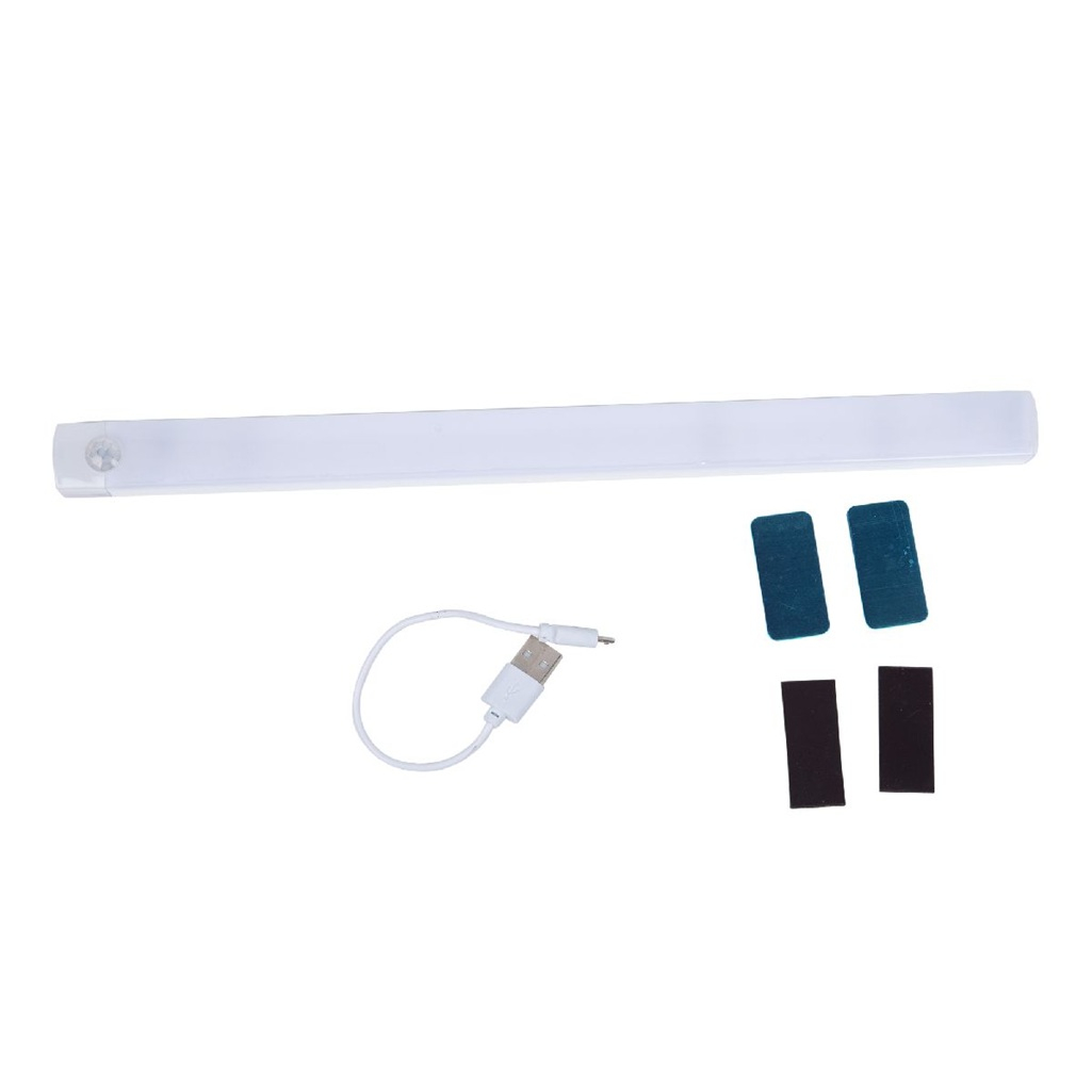 Светильник Uniel ULM-F60-2W/4000K/RECH SENSOR IP20 WHITE с датчиком движения, пластик, белый