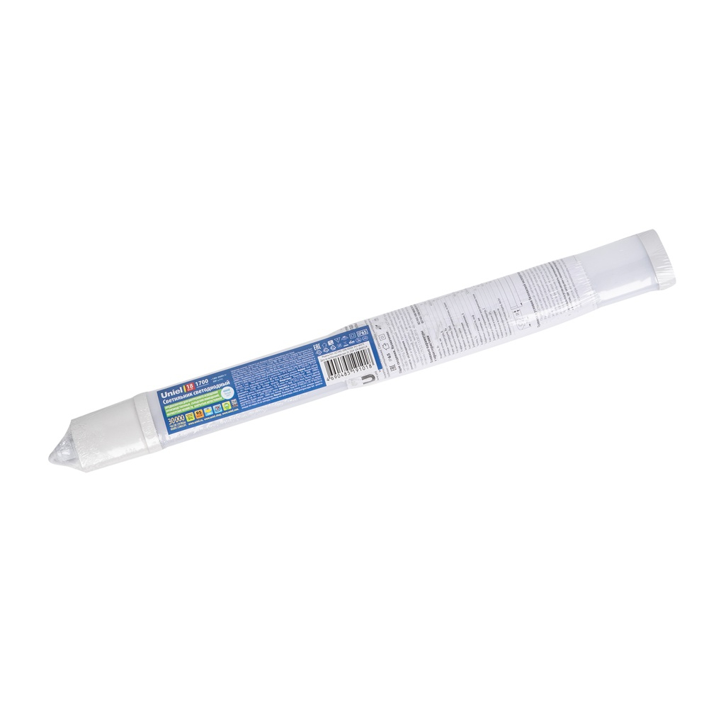 Светильник линейный Uniel ULT-V45-18W 520 мм, 18 Вт, IP65, 6500K, пластик, белый