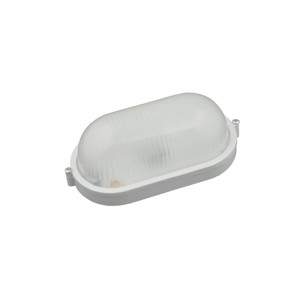 Светильник влагозащищенный Uniel UWL-O01 100W-E27 овал, накладной, Е27, IP54, белый