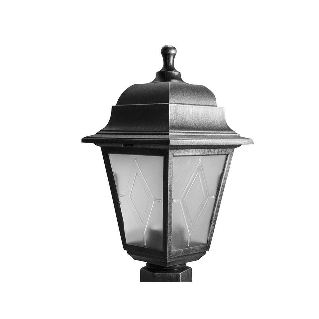 Светильник уличный Uniel UUL-A01F на столб, 60 Вт, E27, IP44, темно-серебристый