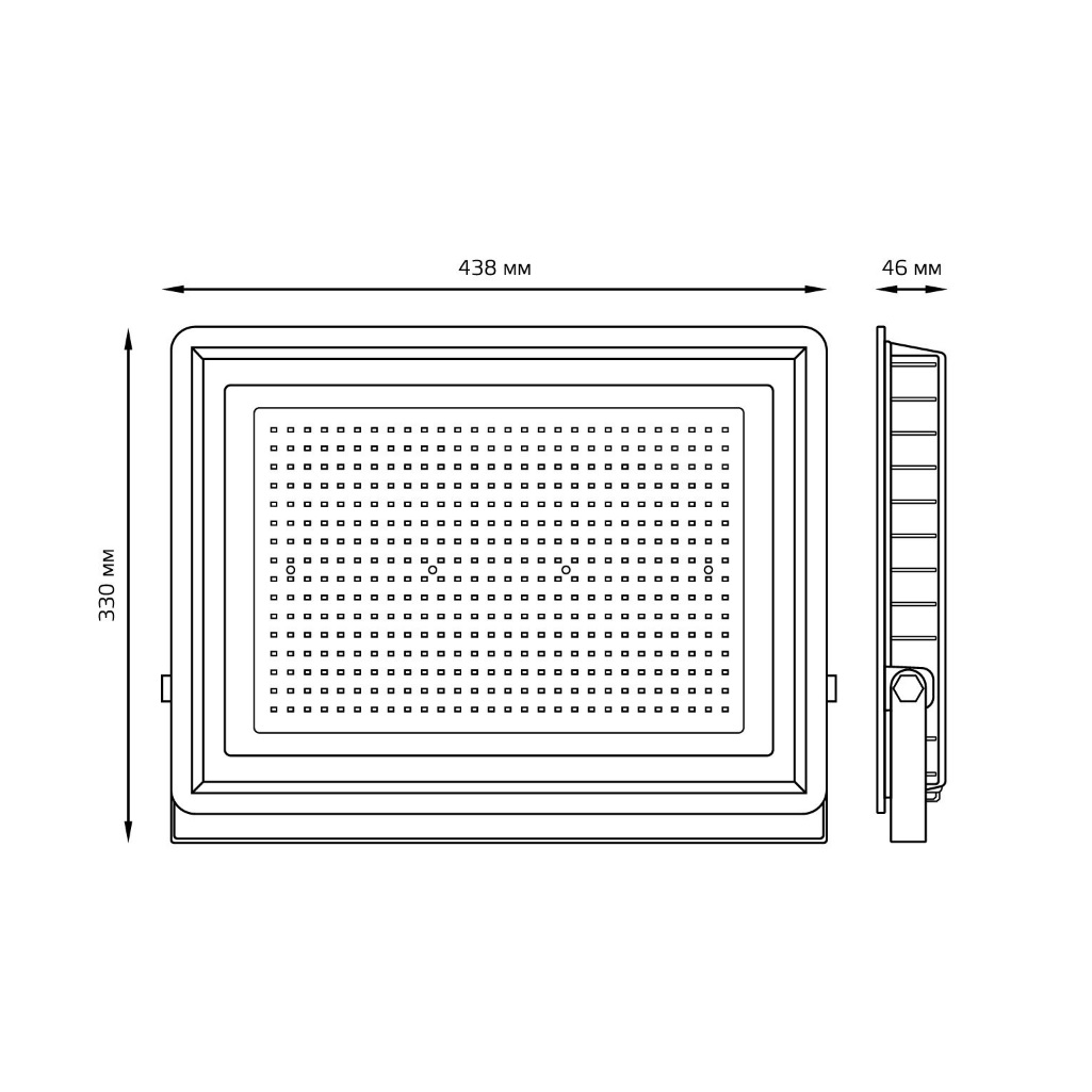 Прожектор светодиодный Gauss Elementary G2, GFD00301, 300W, 24000lm, IP65, 6500К, черный