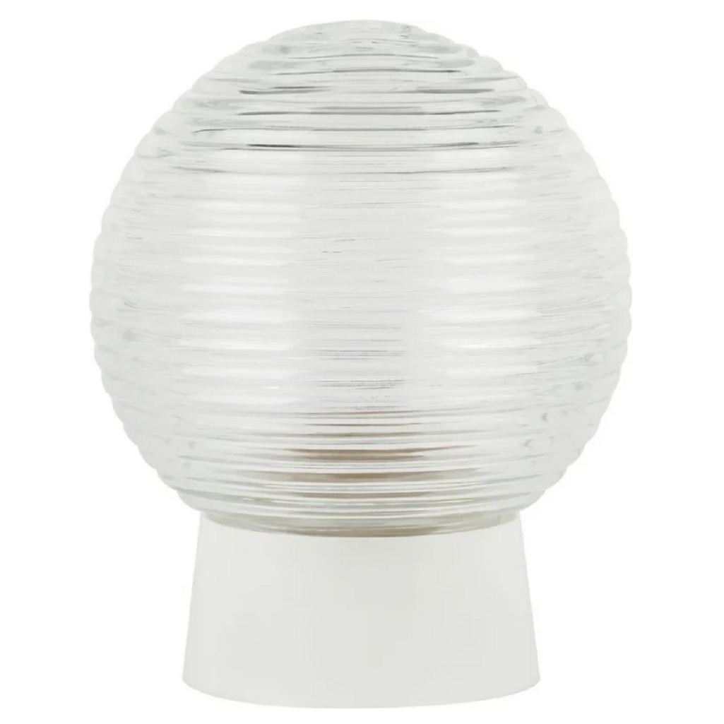 Светильник Эра НБП 01-60-004 с прямым основанием Гранат стекло IP20 E27 D150