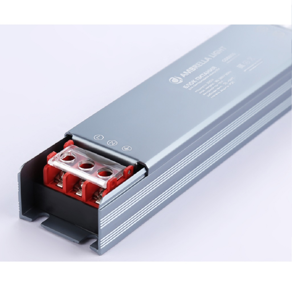 Блок питания для светодиодной ленты Ambrella 24В, 200 Вт, 8.3А IP20 GS8826