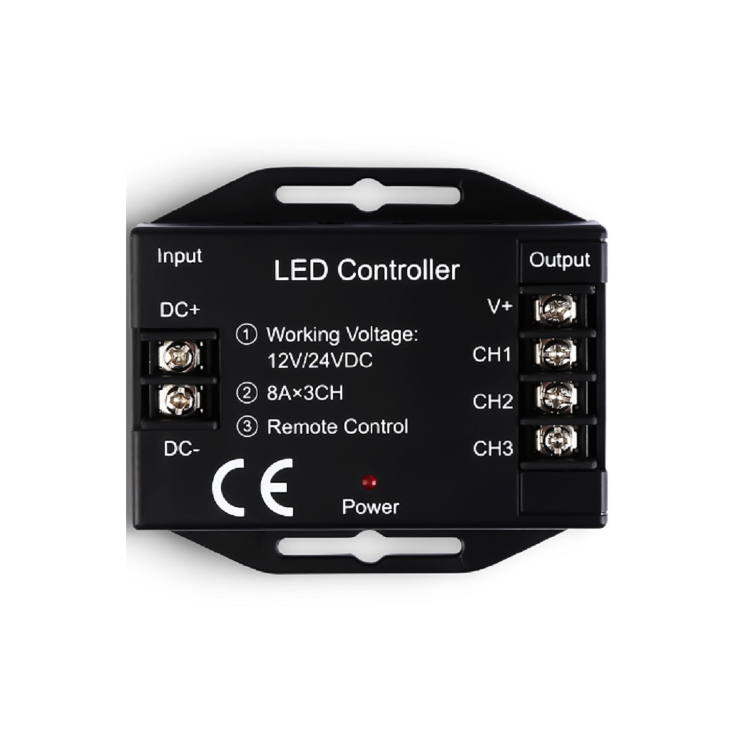 Контроллер-диммер для одноцветных светодиодных лент Ambrella с сенсорным радио пультом GS11101