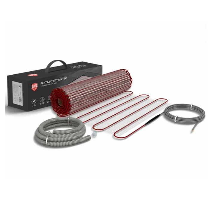 Мат нагревательный, комплект Royal Thermo Flat Mat RTFM 2-150-10, 10 кв.м