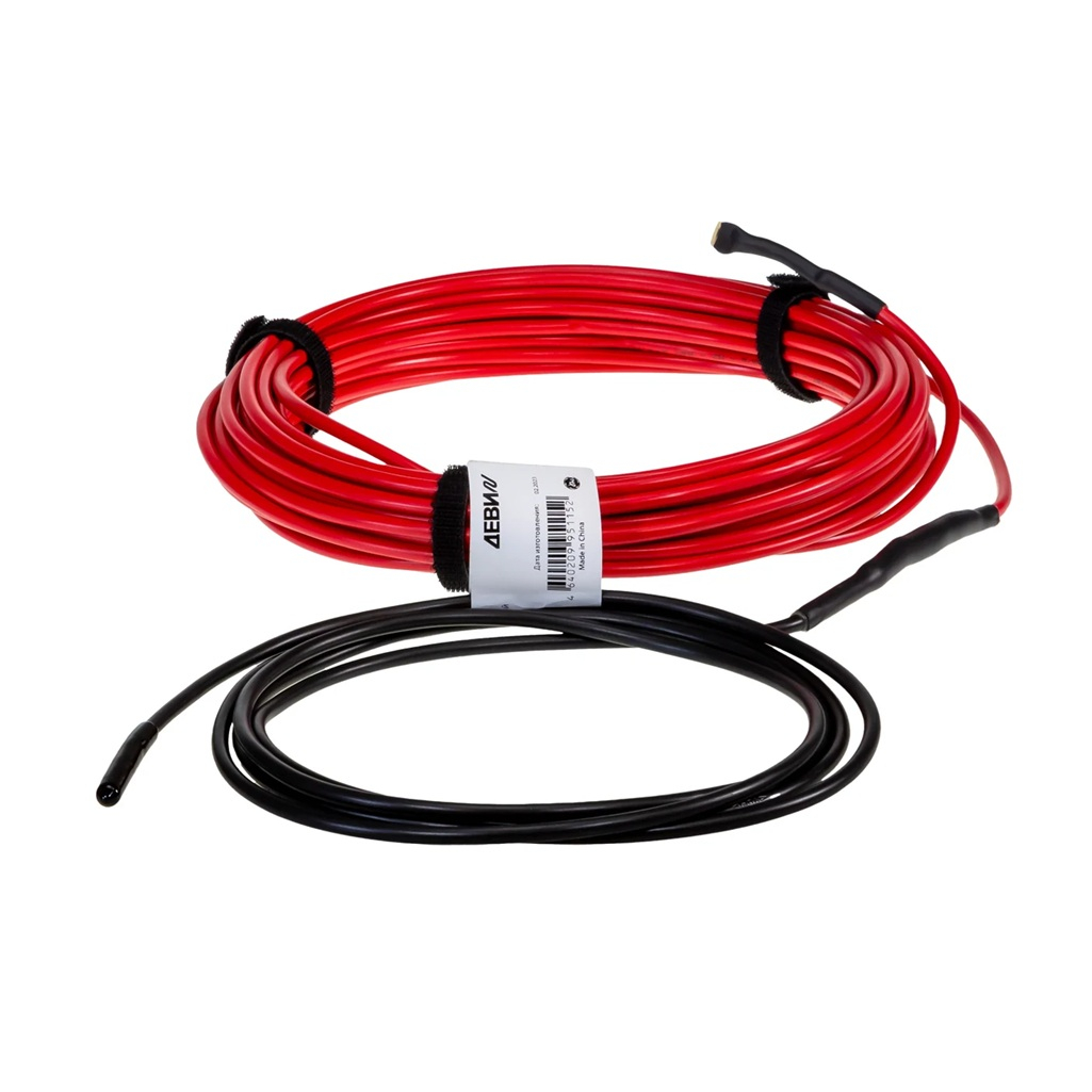 Кабель нагревательный ДЕВИ Flex-18T, 230 В, 395 Вт, красный, 22 м
