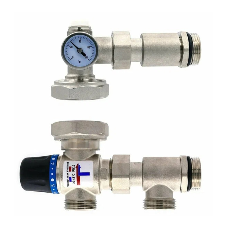 Узел насосно-смесительный ViEiR  для теплого пола KVS 2,6 с термостатическим клапаном VR204