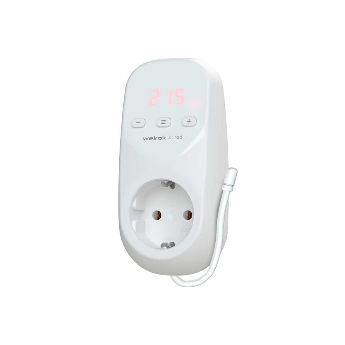 Терморегулятор в розетку Welrok pt red