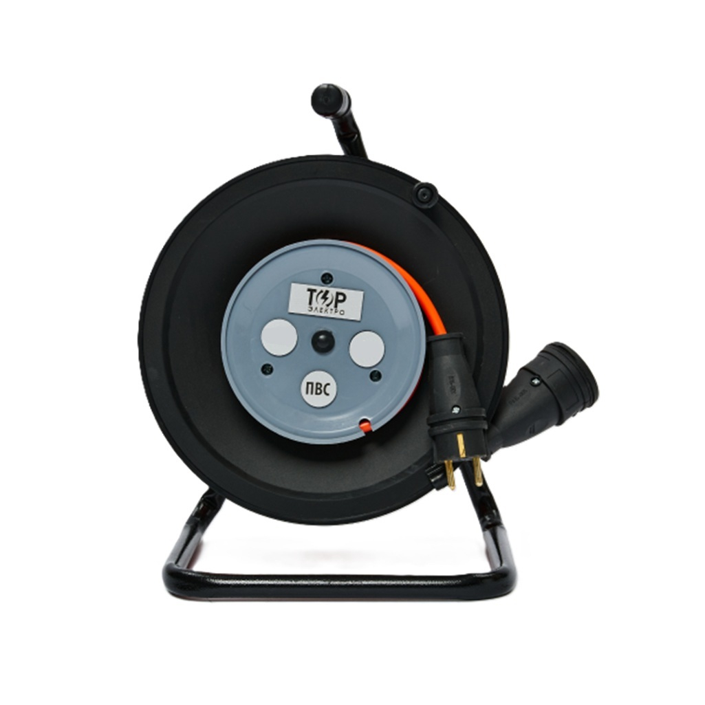 Удлинитель ТОР 302 ПВС, без заземления, 1 розетка, 30 м, 2.2 кВт, на катушке