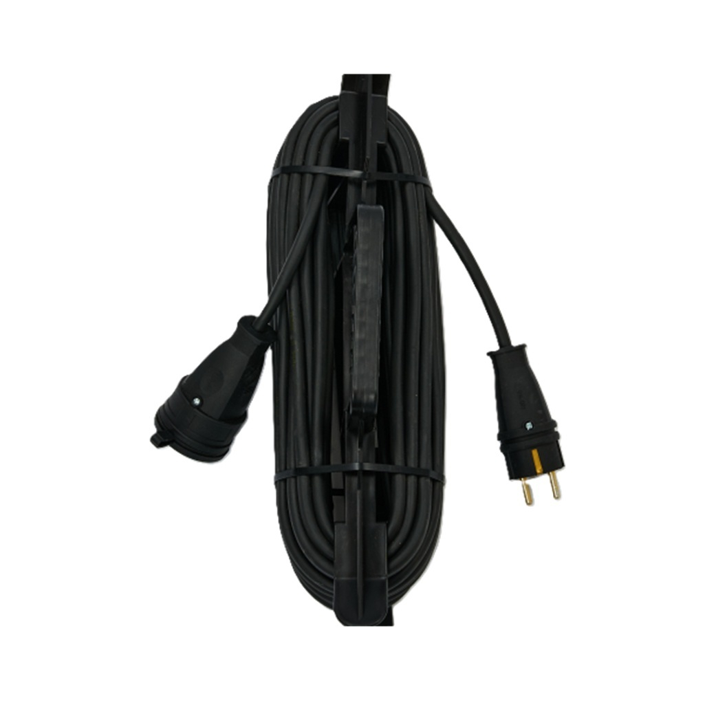 Удлинитель силовой ТОР 532 КГ с заземлением, 1 розетка, 20 м, 3.5 кВт, на рамке